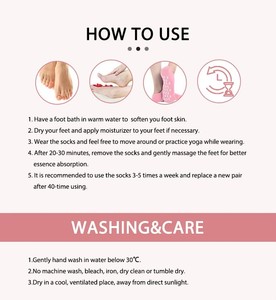 ถุงเท้าเจลเพื่อความชุ่มชื้นอย่างล้ำลึกและให้เท้าเนียนนุ่ม พร้อมสวมใส่สบายทุกวัน - Product Image 5