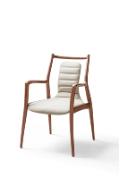 Chaise de salle à manger en noyer noir massif importé, style contemporain et luxueux, avec coussin, pour la maison, le bureau, la salle de sport, l'école, de haute qualité