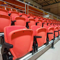 Tribune de stade en plastique durable pour l'extérieur Siège de stade de football Tribune de sport