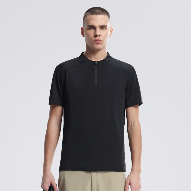 black t-shirt