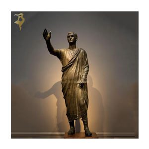 Classica famosa figura in metallo statua di arte bronzo danza Pompeii scultura danzante fauno dalla casa del fauno Pompeii - Product Image 4