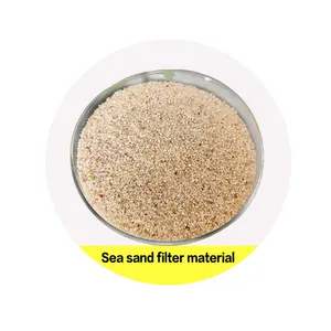 Material de filtro de arena de mar al por mayor purificación de aguas residuales tratamiento de filtro Material de filtro granular
