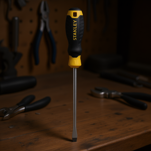 Destornillador Stanley de 6 pulgadas con punta plana y mango acolchado - Product Image 3