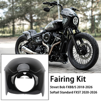 Kit de carénage pour accessoires de moto pour M8 Softail Street Bob FXBB/S Softail Standard FXST 2018-2026 en plastique ABS peint