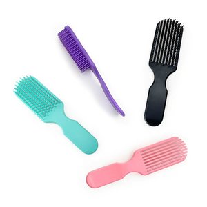 Directo <span class=keywords><strong>de</strong></span> Fábrica Peine <span class=keywords><strong>de</strong></span> <span class=keywords><strong>Nueve</strong></span> Dientes <span class=keywords><strong>de</strong></span> Plástico para Cabello Liso Macaron, Portátil para el Hogar y Viajes, para Peluquerí<span class=keywords><strong>a</strong></span>, Doble Uso en Cabello Seco - Product Image 2