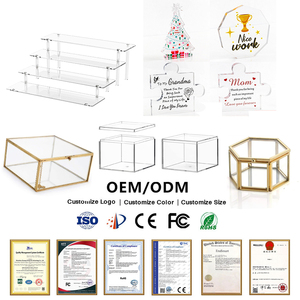 Tùy chỉnh PS nhựa trong suốt vòng hình trụ hộp cho cán Wafer ladyfinger Macaron Biscuit rõ ràng container hộp với nắp - Product Image 4