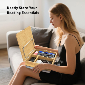 <span class=keywords><strong>Plateau</strong></span> de service décoratif en bois de bambou rectangulaire Offre Spéciale <span class=keywords><strong>plateau</strong></span> pour ordinateur portable <span class=keywords><strong>avec</strong></span> <span class=keywords><strong>coussin</strong></span> pour lit bureau bureau et voiture - Product Image 5