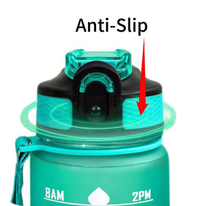 VIGFIT Özel Logolu 1L BPA İçermeyen Çevre Dostu Hafif Şeffaf Plastik Spor Salonu İçin Özel Renkli Su Şişesi - Product Image 2