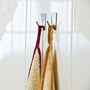 Excelente oferta, ganchos de almacenamiento para el hogar, toalla adhesiva duradera, montaje en pared, gancho de baño sin Taladro - Product Image 2