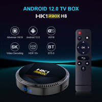 HK1 Rbox H8 64G 128G Android12 6K TV Box 5G WiFi Dual Chip Allwinner H618 4G RAM Smart Android OTT Set Top Box