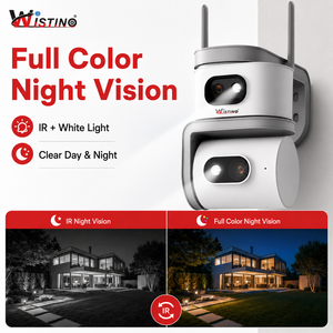 Cámara WiFi Wistino <span class=keywords><strong>V380</strong></span> <span class=keywords><strong>Pro</strong></span> de Doble Lente PTZ para Exteriores con Seguimiento Automático, Visión Nocturna <span class=keywords><strong>en</strong></span> Color, Audio Bidireccional, Detección de Movimiento, Cámara CCTV - Product Image 5