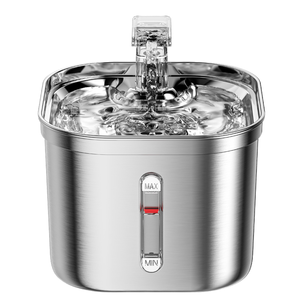 Distributore Automatico d'<span class=keywords><strong>Acqua</strong></span> per Gatti con Flusso Continuo, Fontanella in Acciaio Inox per Uccelli - Product Image 2