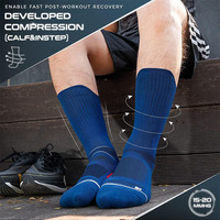 Chaussettes de sport respirantes à fond épais pour la course à pied, personnalisables