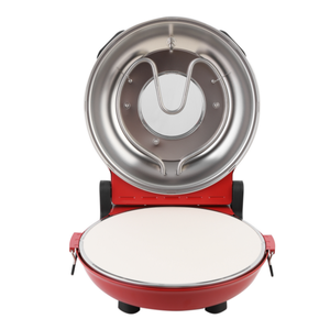 <span class=keywords><strong>Four</strong></span> à <span class=keywords><strong>pizza</strong></span> électrique Newle 1200W avec minuterie mécanique, construction en aluminium, plaque de cuisson amovible, plaque pour <span class=keywords><strong>pizza</strong></span> profonde - Product Image 2