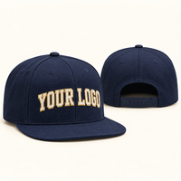 Cappellini Personalizzati con Visiera Piatta per Club Scolastici, Snapback con Logo Ricamato, Borsa Abbinata, Corona Alta, Abbigliamento per la Laurea Giovanile e lo Spirito di Squadra