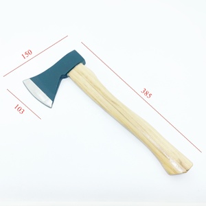 Hache <span class=keywords><strong>de</strong></span> qualité en acier poignée personnalisable en hickory <span class=keywords><strong>de</strong></span> couleur naturelle OEM - Product Image 2
