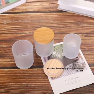 Frasco de Vidrio Esmerilado para Velas de Cera de Soja, Decoración Minimalista para el Hogar, Portavelas de Aromaterapia, 21 Años de Experiencia, Fabricantes Líderes en China - Product Image 1