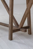 Table d'appoint de console de meubles boho naturels scandinaves en orme récupéré Meubles décoratifs