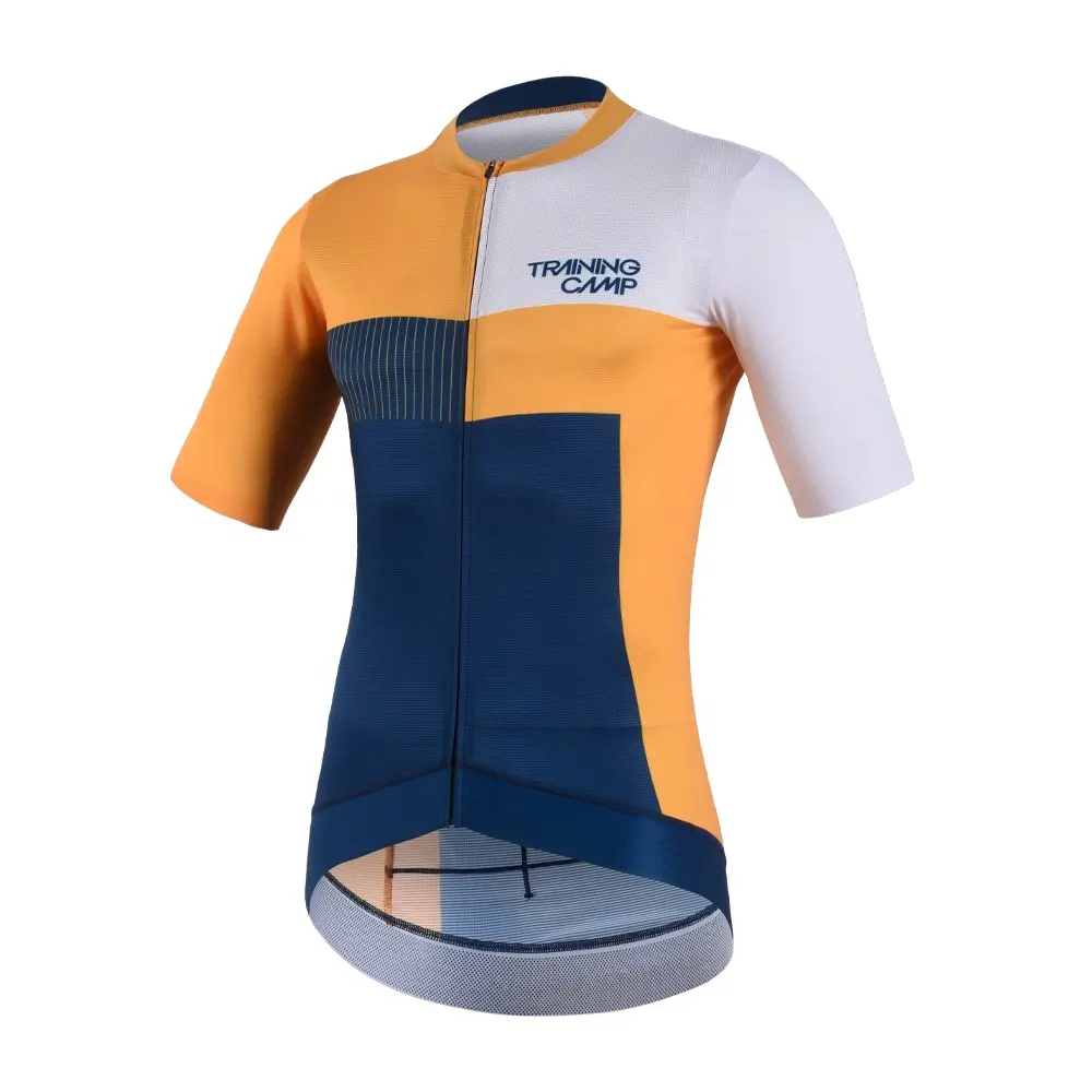Manufacturer Set-In Sleeves Comfortable Men Cycling Clothing Race Fit Custom Make Road Bike Jersey