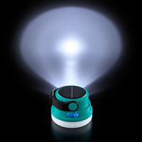 Lanterne solaire portable super lumineuse pour camping, tente, urgence, alimentée par batterie, étanche, avec crochet de suspension