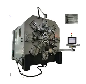 Máquina dobladora de alambre CNC de varios ejes, máquina de fabricación de muelles, máquina de tubos de resorte, la más práctica