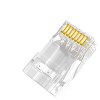 Connecteur réseau Ethernet Cat5e Cat6 en matériau PC importé, accessoire RJ45, adaptateur de prise traversante RJ45, connecteur réseau RJ45 Cat 6
