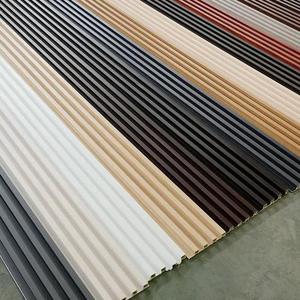 Panel de Pared Ranurado 3D WPC de Lujo, Resistente al Fuego, a la Humedad y al Agua, Revestimiento de Pared WPC, Panel de Pared con Ranuras para Decoración de <span class=keywords><strong>Interiores</strong></span> - Product Image 6