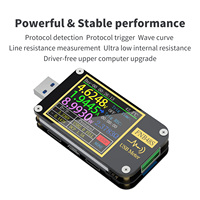 FNB48S PD Trigger Voltmeter Ammeter Pengukur Arus dan Voltmeter USB Tester QC4 + PD3.0 2.0 PPS Protokol Pengisian Cepat Uji Kapasitas