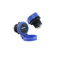 Conector USB Impermeable IP67 para Montaje en Panel, Venta al Por Mayor