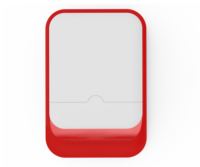 Nouvelle conception de sirène d'alarme de sécurité, son fort de 120 dB, temps de retard réglable, indication LED, capteur réseau filaire pour la maison et le bureau