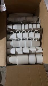 Service de table en céramique blanche <span class=keywords><strong>moderne</strong></span>, vaisselle portable, stock comprenant des assiettes et des bols, style <span class=keywords><strong>moderne</strong></span> - Product Image 4