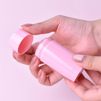 Conteneur de Bâton de Déodorant Vide Marque Privée en Stock 15g 30g 50g 75g, Bâton Rond à Torsion, Flacon de Baume à Lèvres, Tube de Déodorant Solide