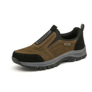 Chaussures de randonnée légères et confortables pour hommes, antidérapantes, avec empeigne en mesh PU, semelle intermédiaire en caoutchouc et doublure en coton pour toutes les saisons - Product Image 3