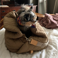 Bolsa de Transporte para Perros de Alta Calidad Personalizada, Bolsa de Transporte para Gatos y Cachorros, Fundas de Asiento de Coche para Perros con Cojín Suave, Bolsa de Transporte para Mascotas para Viajes al Aire Libre
