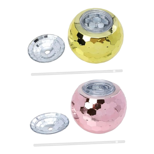 IShine 20oz <span class=keywords><strong>Disco</strong></span> Ball Tasse Paille Personnalisé Vin Glacé Tasse À Thé Belle Quotidien Électrolytique <span class=keywords><strong>Disco</strong></span> Verres Fête Des Mères Graduation - Product Image 6