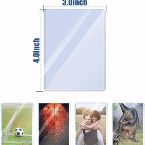 Wholesale Clear Plastic <b>Holders</b> UV Protection Rigid Card Sleeves for Baseball Sports Cards - Product Image 1