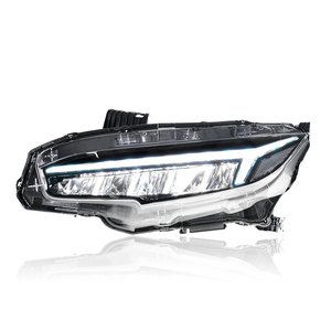 Feux avant LED RGB pour <span class=keywords><strong>Honda</strong></span> <span class=keywords><strong>Civic</strong></span> 10e génération 2016-2021, clignotants séquentiels DRL, remplacement Plug-N-Play - Product Image 5