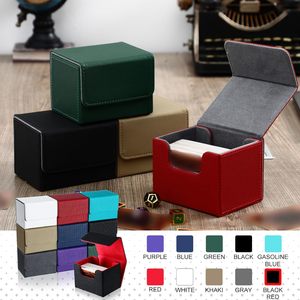 Premium PU Leather TCG Deck <b>Box</b> Holds100 Cards Durable Card Storage Case for Trading Card Games - Product Image 2