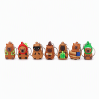 Boîte mystère Capybara, figurines tendance de dessins animés, cadeau d'anniversaire pour enfants