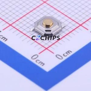 TSA053G17-250T Tactile Switch SMD Switch Single Pole Single Throw Round Button 2.5N Vertical Mount - Product Image 1