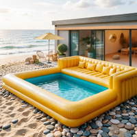 Piscine gonflable Dawb pour jardin et bar de piscine, prix usine 2026, en PVC 0,55 mm, taille et couleur personnalisables, pour la location