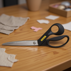 Ciseaux universels Stanley 8 pouces, outil de coupe robuste pour tissu et papier - Product Image 3