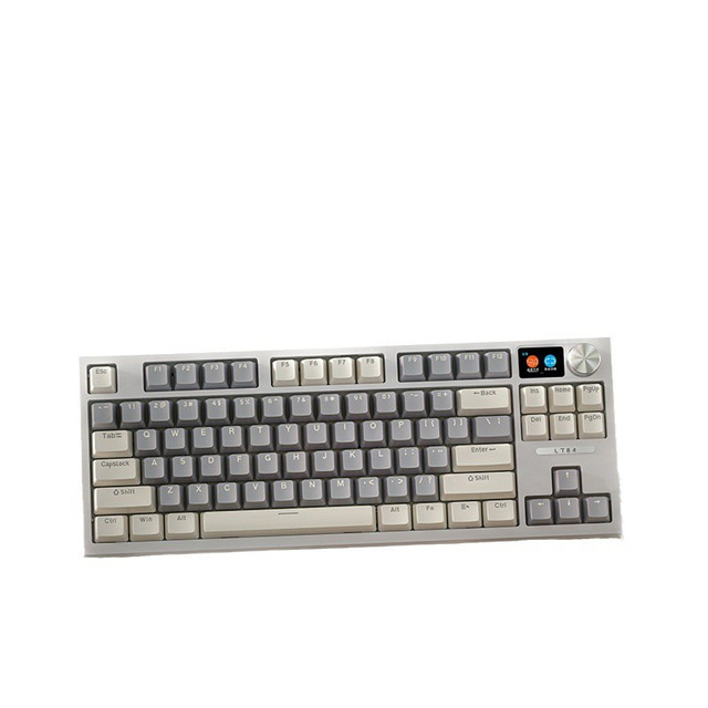 Wired Mechanical Keyboard 84 Keys USB Gaming Three Modes of Wired 2.4G Wirelessfor Desktop Computer PC Laptops Keyboard