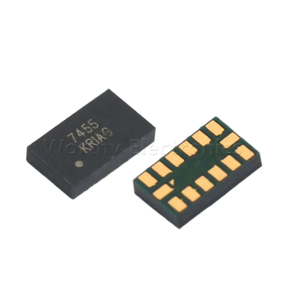 New original integrated circuits 3 axis acceleration sensor chip MARK 7455 LGA14 MMA7455LR1 electronic parts