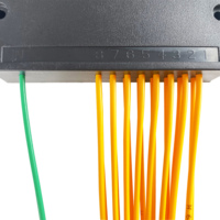 Cassette de répartiteur PLC SC-UPC en plastique ABS de type boîtier, équipement de fibre optique 1*16 compatible POE/GPRS/TCP/GSM/SDK 1260-1650nm