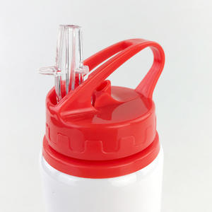 Commercio all'ingrosso bottiglia d'acqua in alluminio per bicicletta personalizzata da 600ML a sublimazione borraccia acqua in metallo bottiglia d'acqua in plastica - Product Image 3