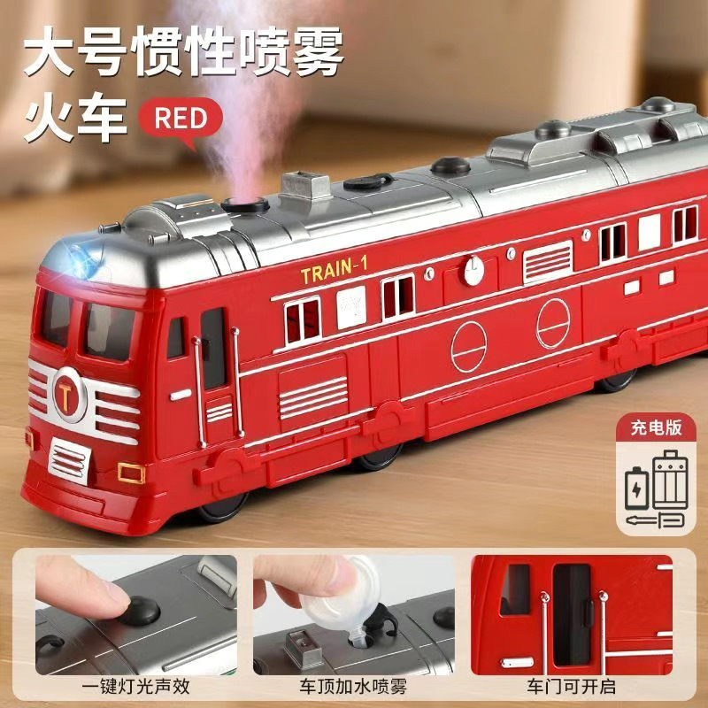 Caja de comercio electrónico versión de carga de tren rojo extra grande