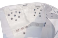 Bain à remous autoportant moderne en acrylique pour 2 personnes, idéal pour l'extérieur, avec massage, pour usage familial ou événements festifs – Vente chaude directe usine