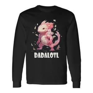 T-shirt a maniche lunghe con stampa digitale, girocollo, regalo per la festa del papà, per uomo adulto - Product Image 1