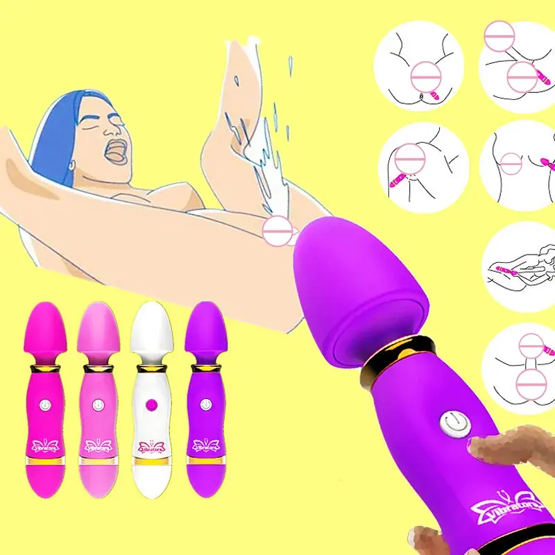 Penjualan langsung dari pabrik mainan seks vibrator beton kuat pijat payudara stik orgasme stimulasi klitoris untuk wanita